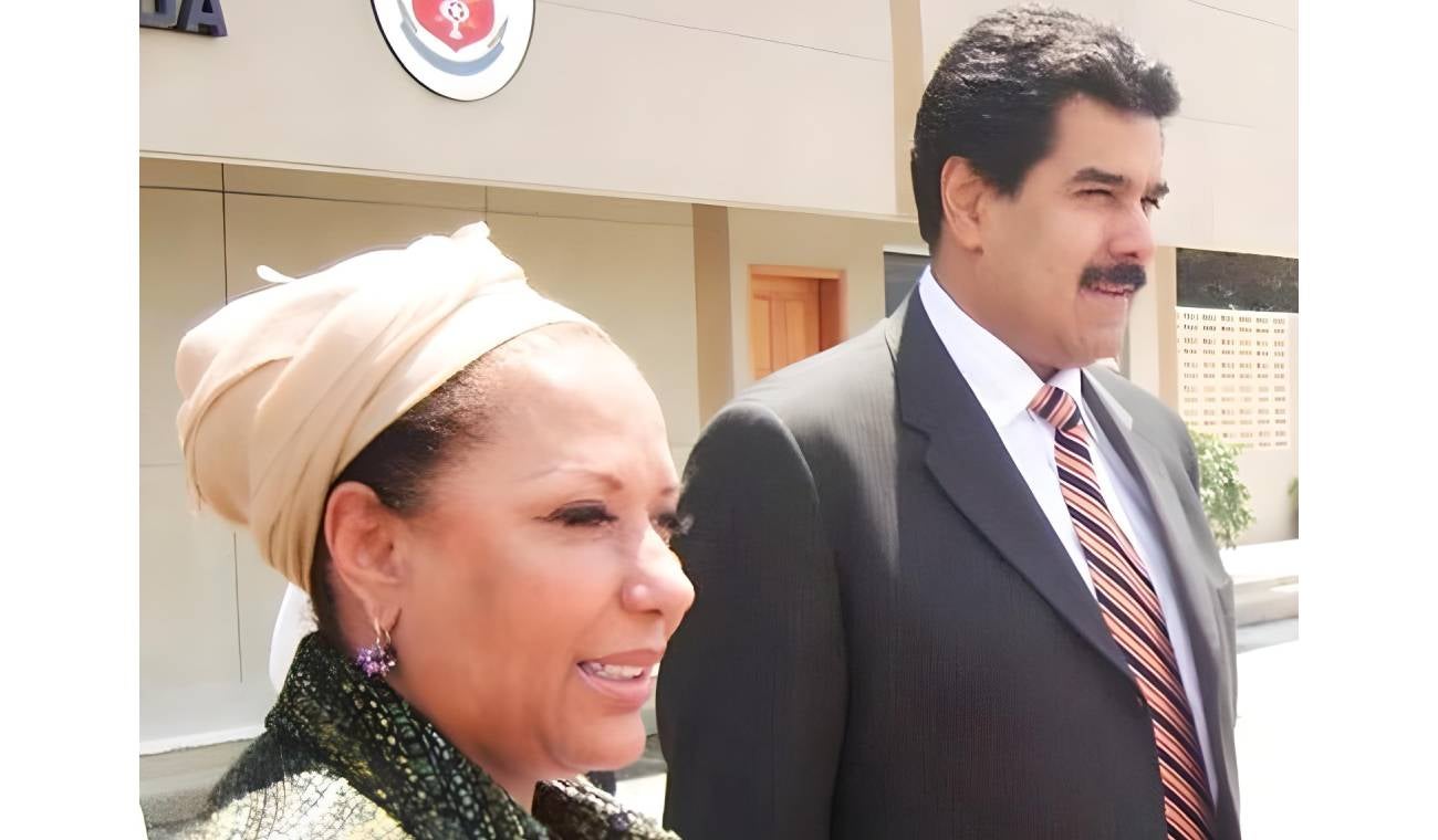 Piedad Córdoba y Nicolás Maduro