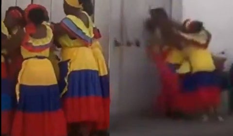 Pelea de palenqueras
