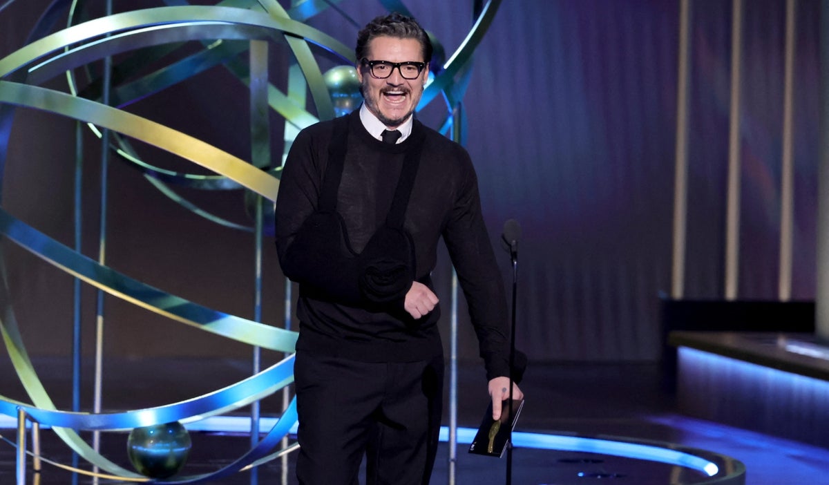 Pedro Pascal durante los Emmy 2024