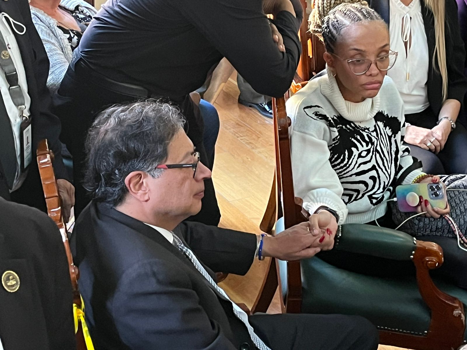 Gustavo Petro en homenaje a Piedad Córdoba