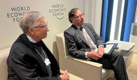 Petro se reunió con Bill Gates