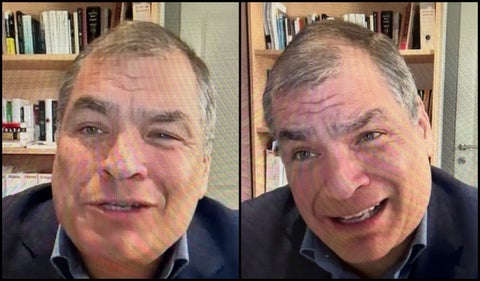 Rafael Correa en La FM de RCN