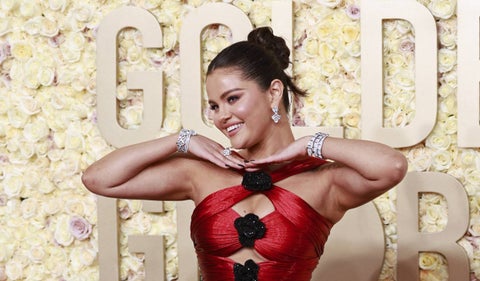 Selena Gómez en los Golden Globes