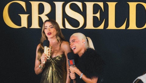 Sofía Vergara y Karol G en la premier de 'Griselda'