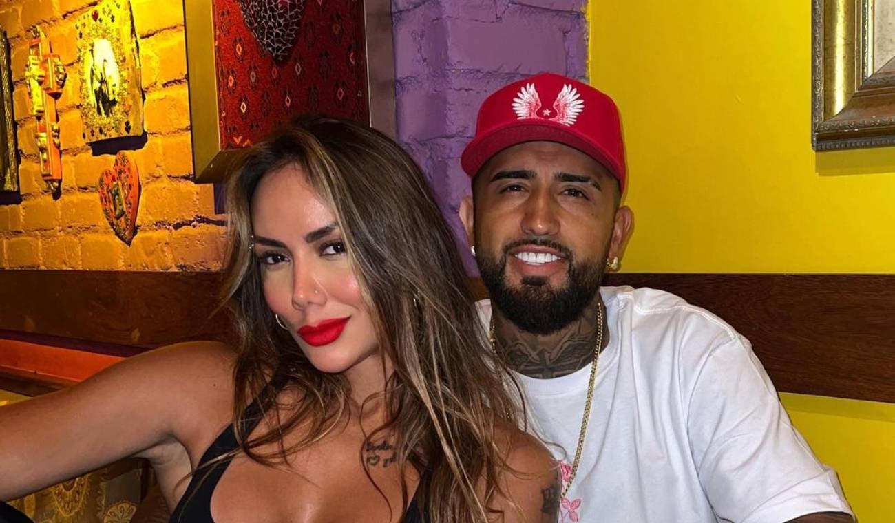 Sonia Isaza y Arturo Vidal
