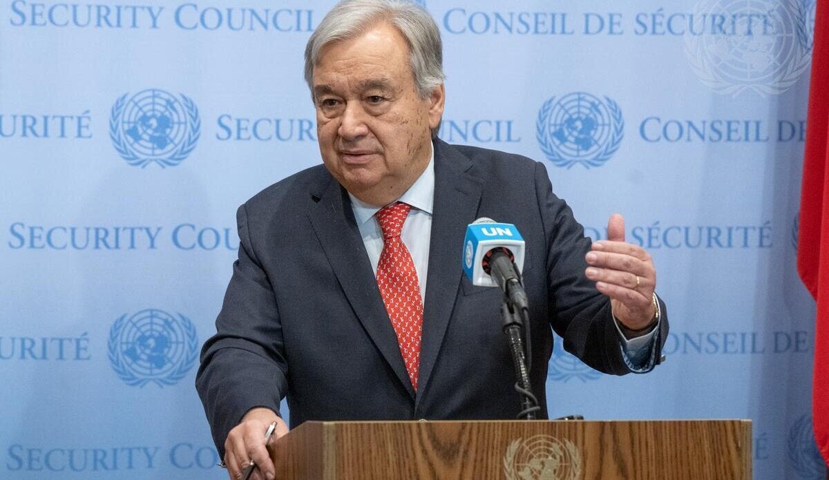 Secretario General de las Naciones Unidas, António Guterres