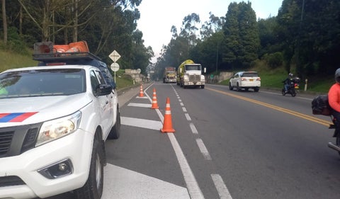 Vía Bogotá-Villavicencio