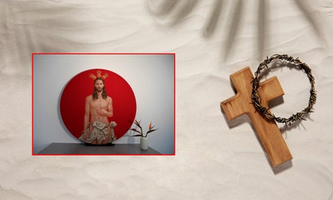 ¿Un Cristo afeminado? Conservadores, furiosos por imagen