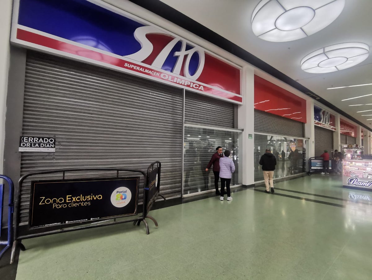 Dian cierra Olímpica del Centro Comercial Portal 80