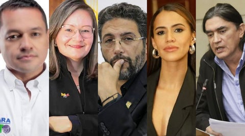 Congresistas y militantes del Pacto Histórico.