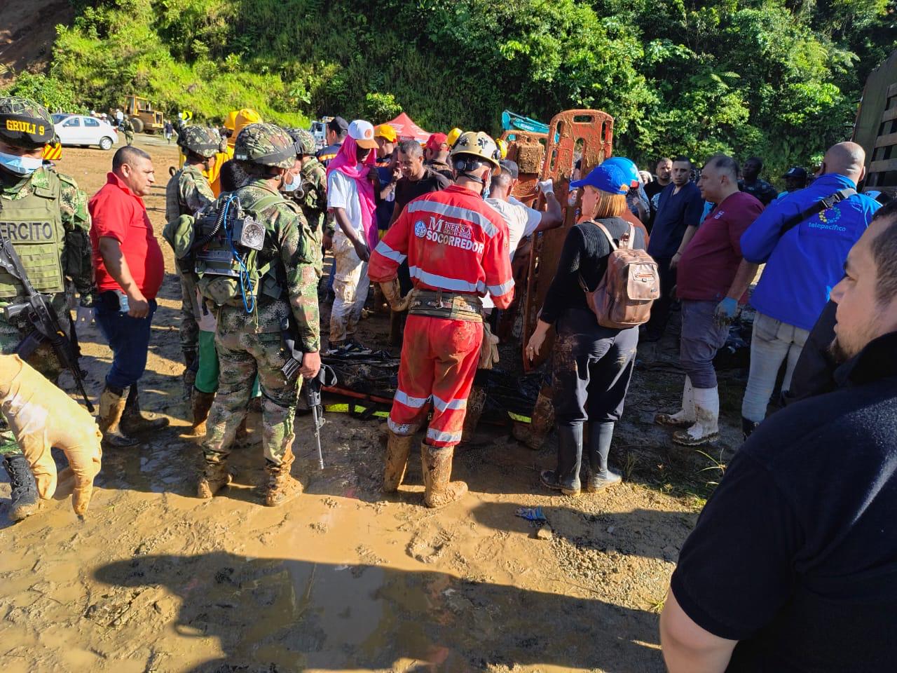 Derrumbe en Chocó deja más de 30 muertos