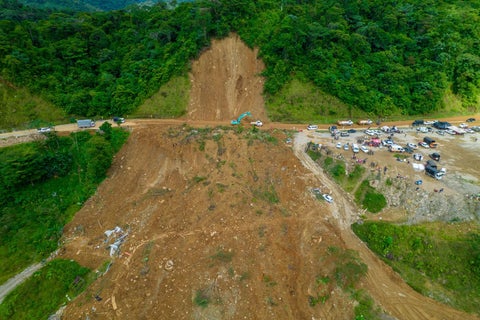 Zona de la tragedia en Chocó