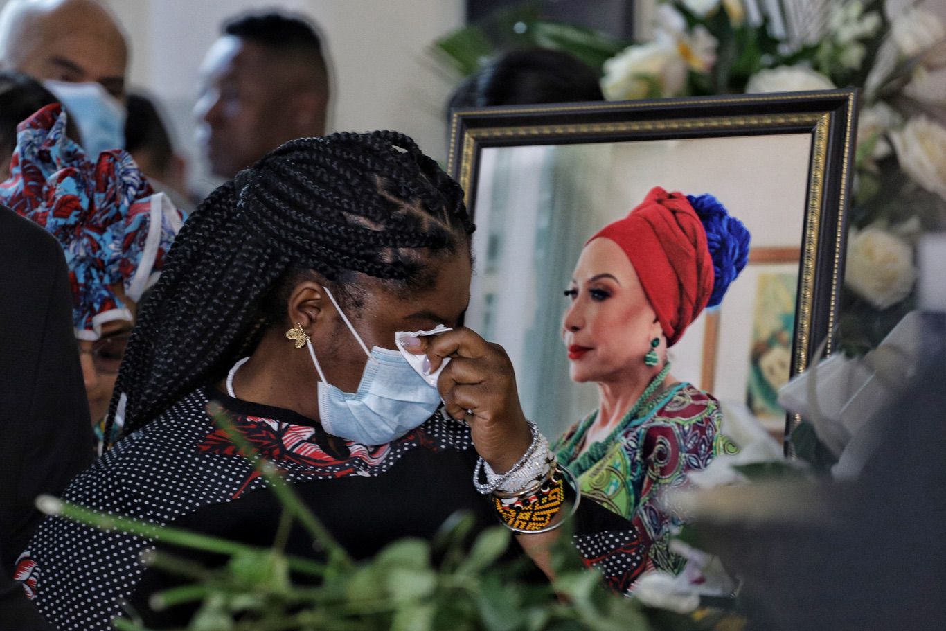 Francia Márquez en el velorio de Piedad Córdoba