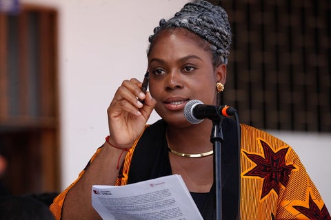 Ministra de Educación, Aurora Vergara