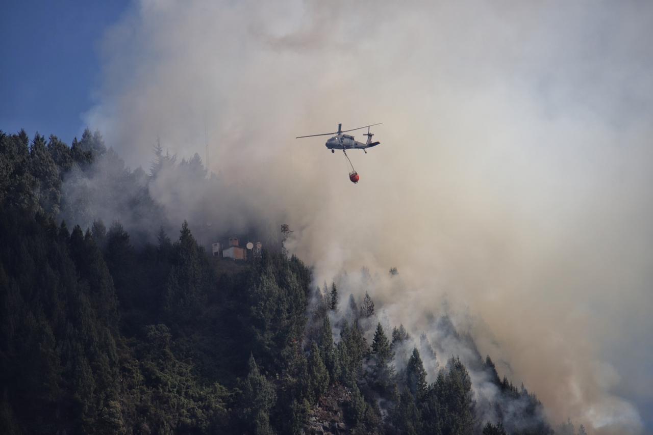 Incendio en el Cerro El Cable