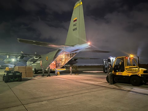 Colombia recibe sistema contraincendios que ayudará a contrarrestar puntos críticos en el país