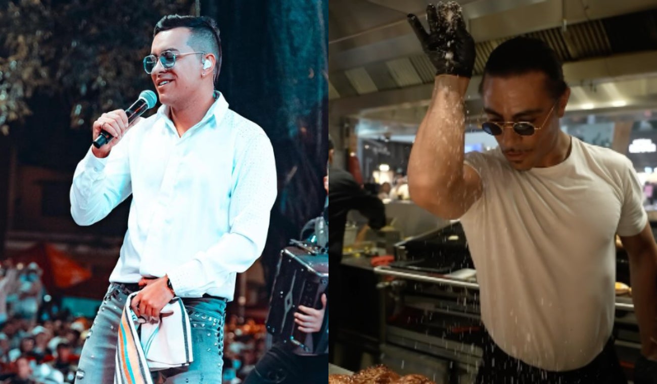 Yeison Jiménez y Salt Bae