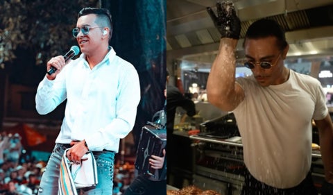 Yeison Jiménez y Salt Bae