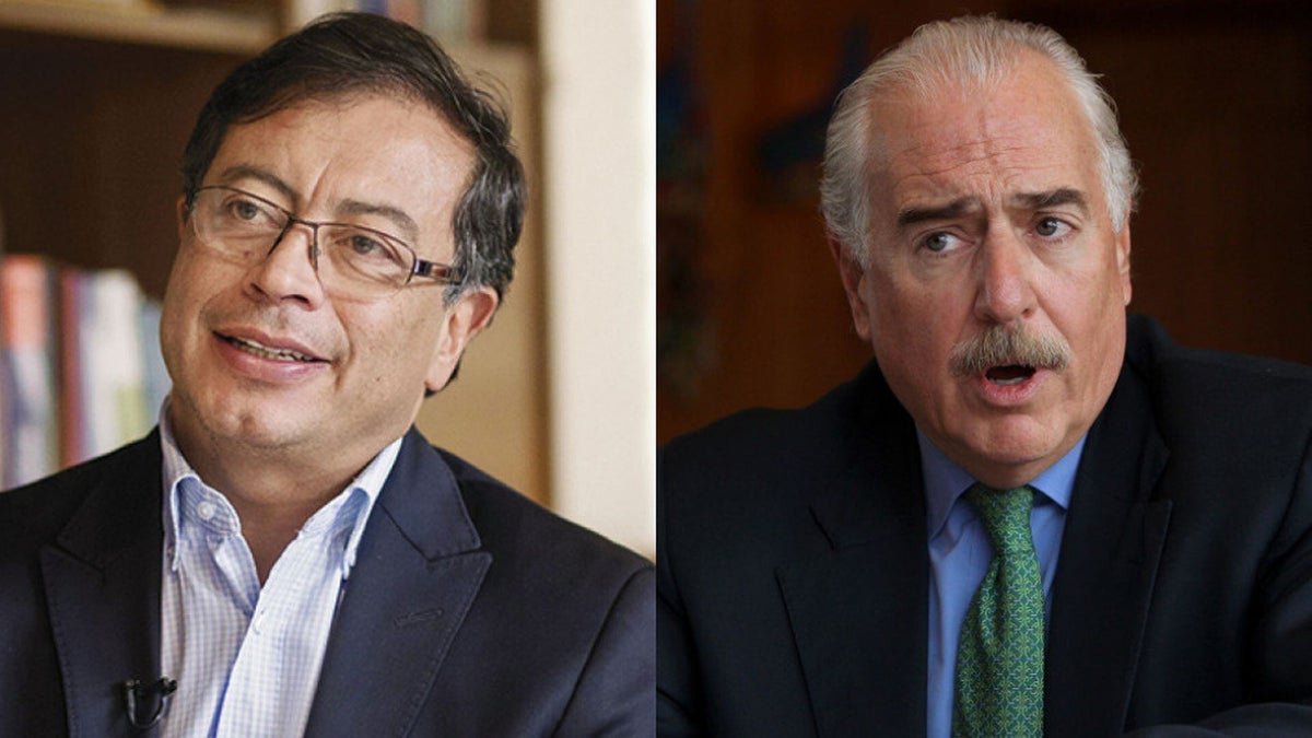 Gustavo Petro y Andrés Pastrana