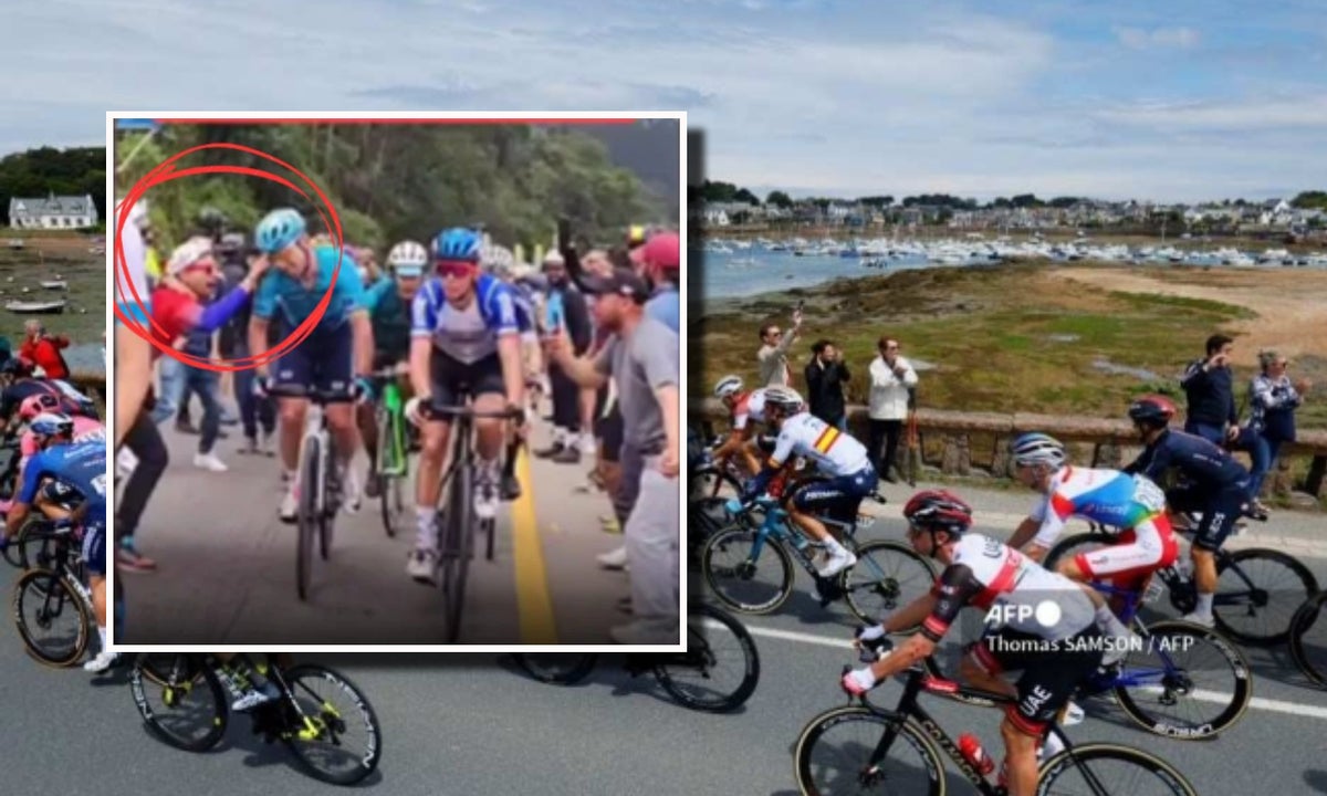 Trataron de robar a Mark Cavendish en el Tour Colombia VIDEO