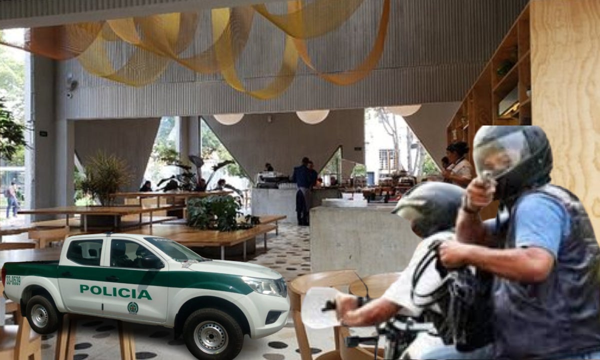 Robo a exclusiva panadería en el norte de Bogotá ocurrió a metros de una patrulla de Policía