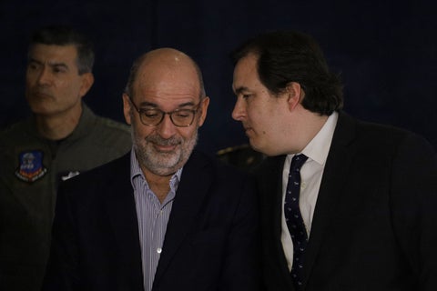 Declaraciones del Consejo Gremial Nacional junto al Ministro de Defensa, Iván Velásquez, y la Cúpula Militar y de Policía.