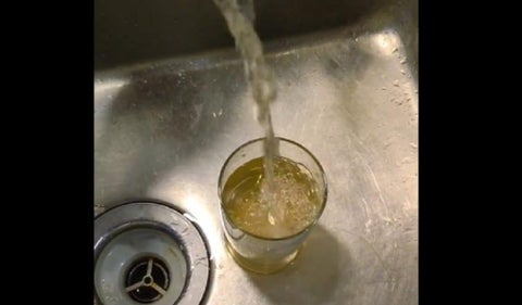 Agua amarilla en Bogotá