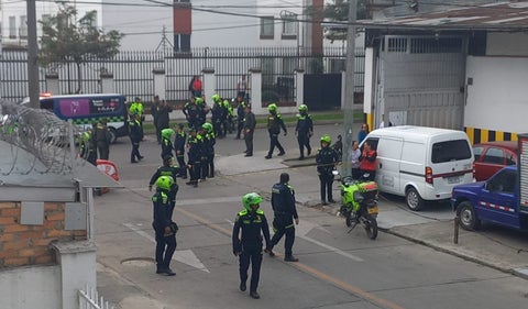 Balacera en Bogotá