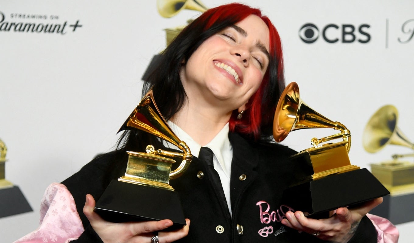 Billie Eilish en los Grammy 2024