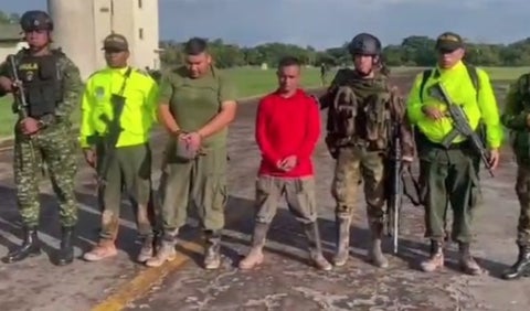 Presuntos disidentes capturados en Caquetá