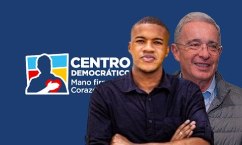 Elías Yesid Aguilar Cuesta y Álvaro Uribe