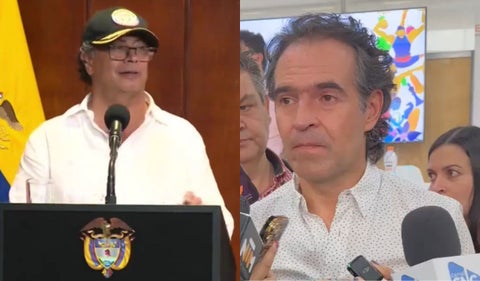 Presidente Gustavo Petro/Alcalde Federico Gutiérrez