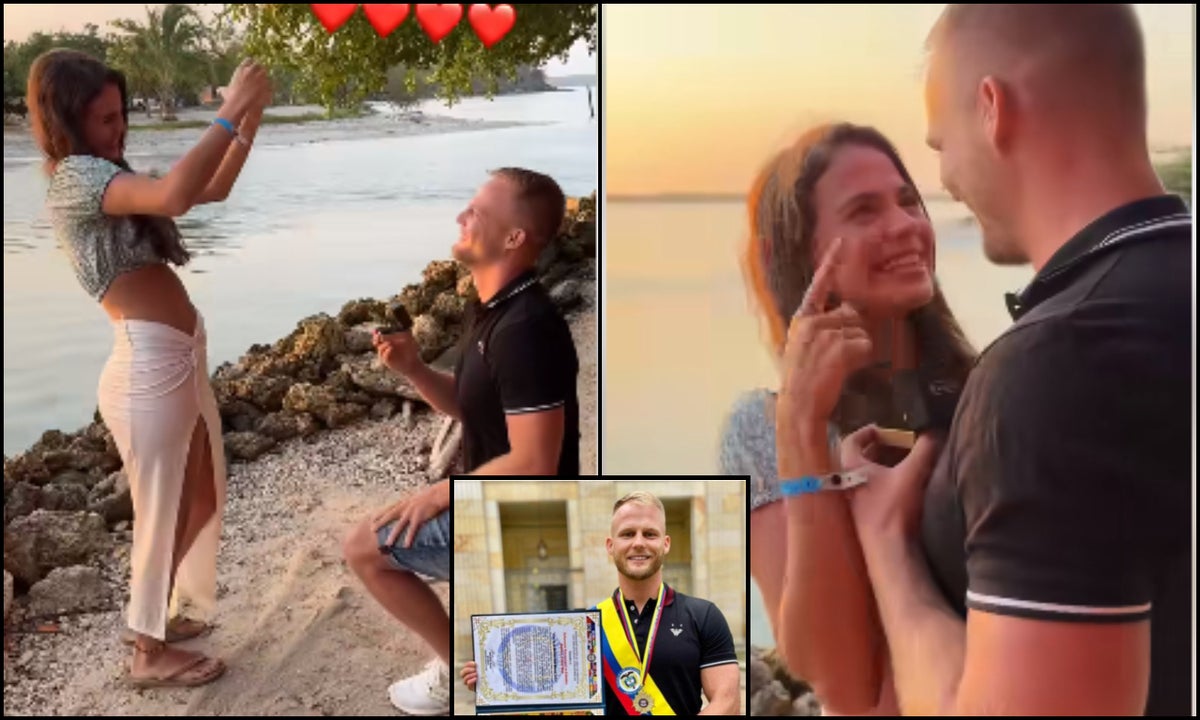 Dominic, influencer alemán, se casa con su novia colombiana