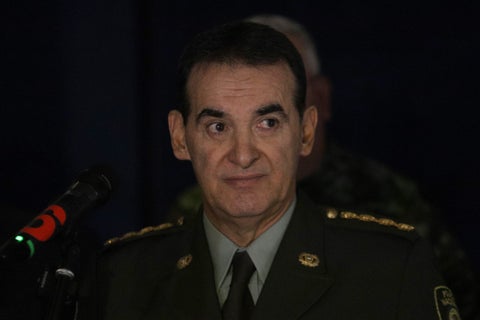 Declaraciones del Consejo Gremial Nacional junto al Ministro de Defensa, Iván Velásquez, y la Cúpula Militar y de Policía.