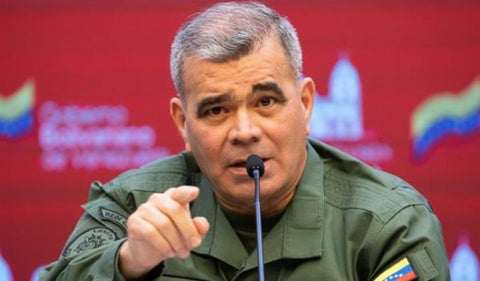 El ministro de Defensa de Venezuela, Vladimir Padrino López