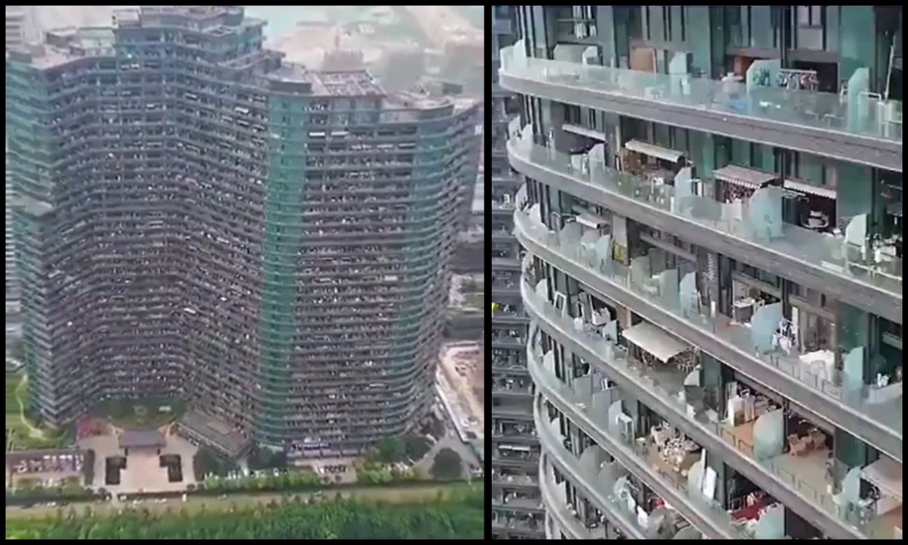 Increíble edificio en el que viven 20.000 personas en China