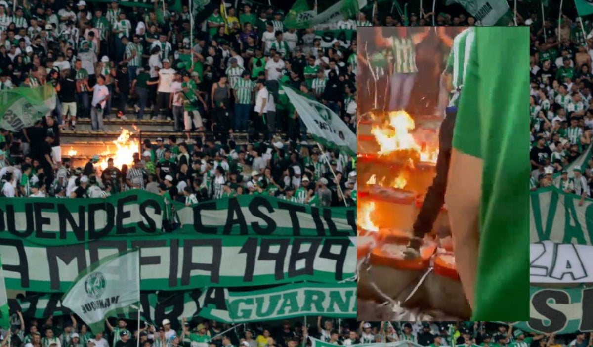 Incendio en estadio