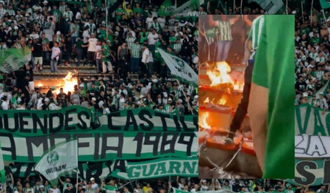 Incendio en estadio