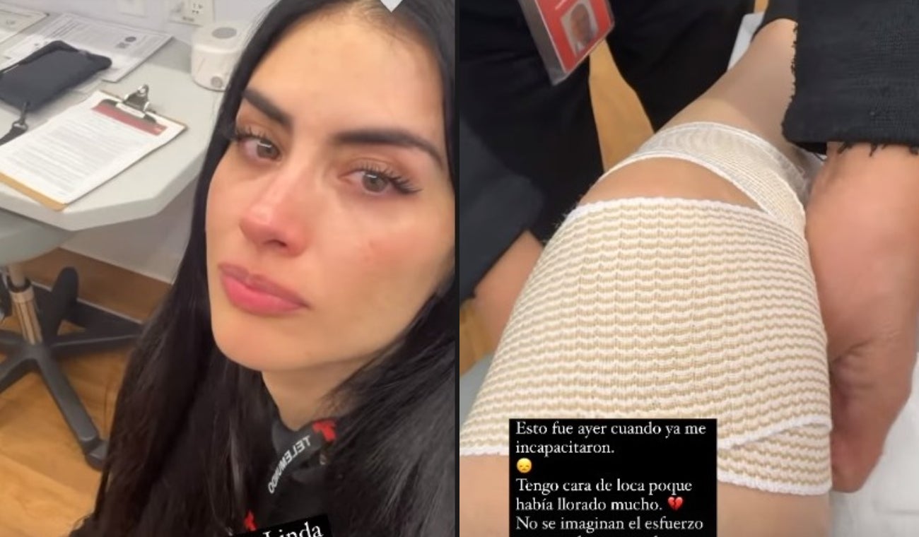 Jessica Cediel rompe en llanto por fuerte caída