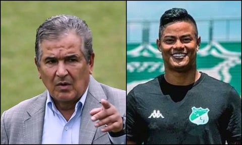 Jorge Luis Pinto salió a cobrar por el tema 'Chino' Sandoval