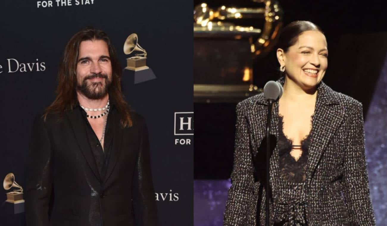 Juanes y Natalia Lafourcade en los Grammy 2024