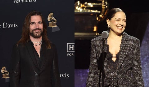 Juanes y Natalia Lafourcade en los Grammy 2024