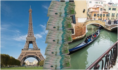 Lo que cuesta viajar a Europa desde Colombia