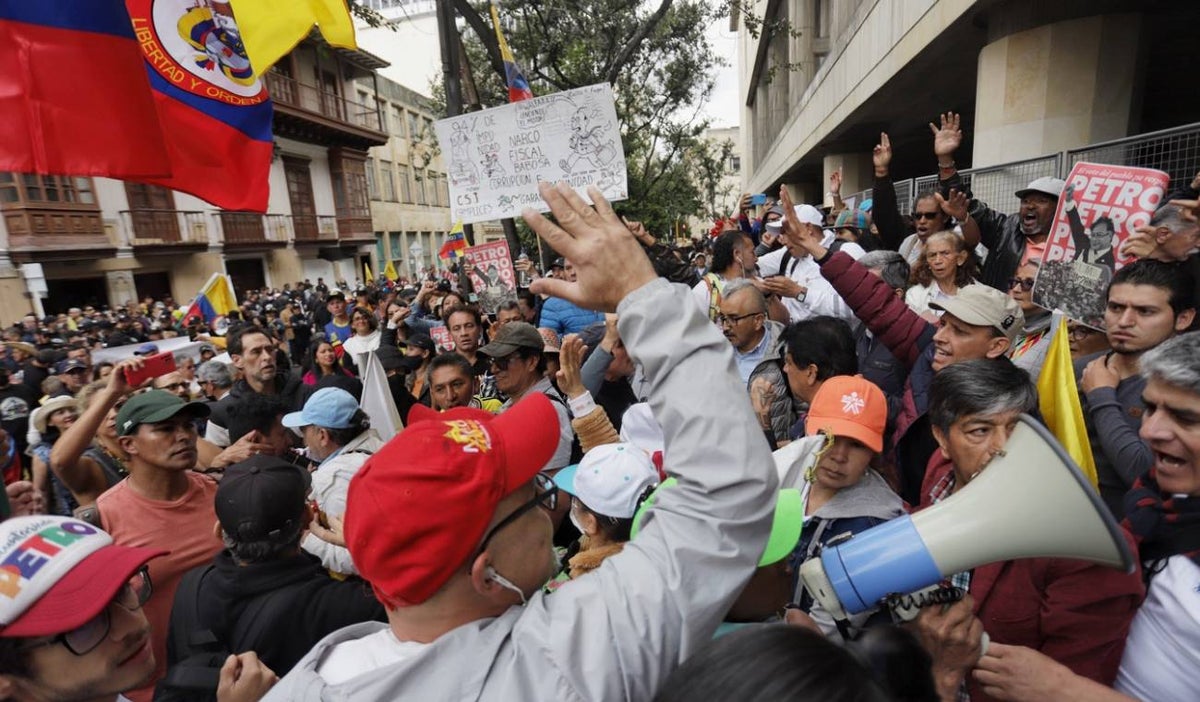 Protestas en Bogotá