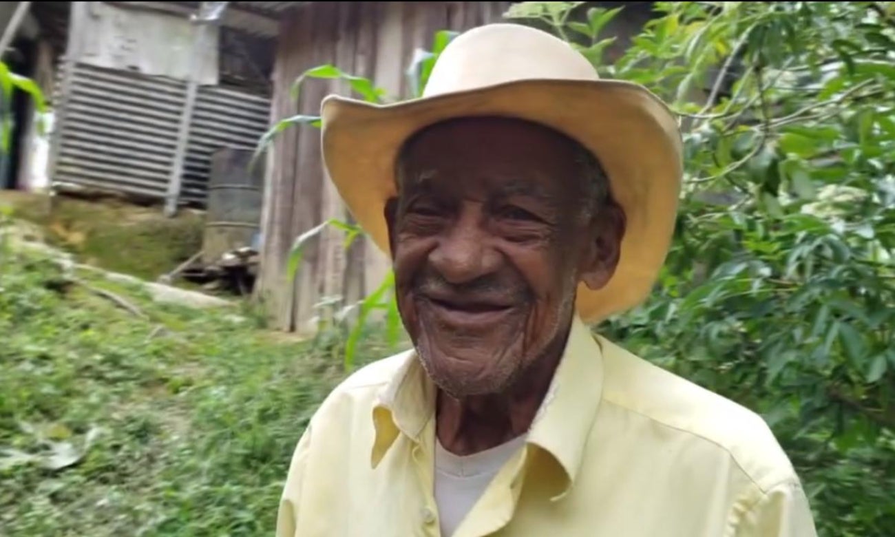 Jesús Elías Loaiza Arenas, quien probablemente era el hombre más viejo de Colombia