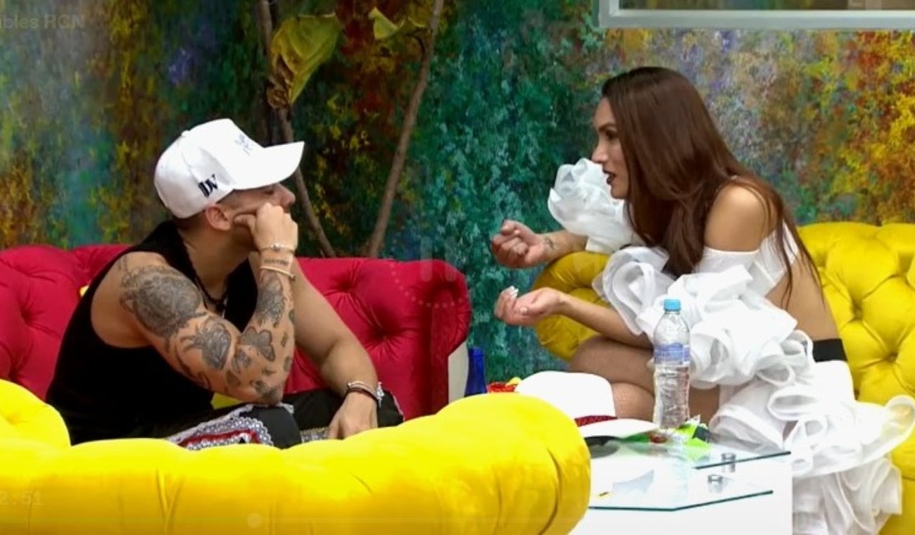Miguel Melfi y Isabella Santiago en la Casa de los famosos