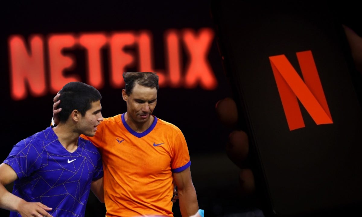 Netflix comienza a transmitir deportes: empieza con partido de Nadal y Alcaraz