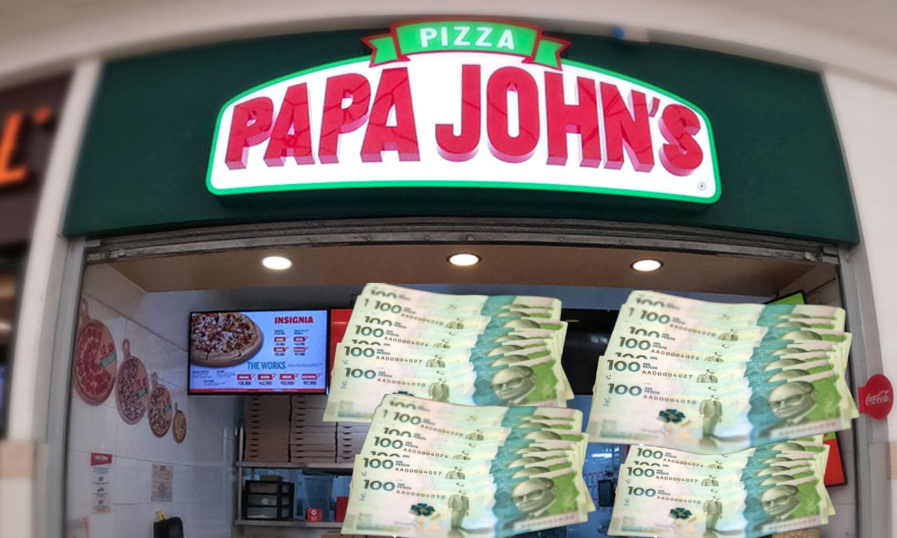 Cuánta plata necesita para abrir una franquicia de Papa John's en Colombia