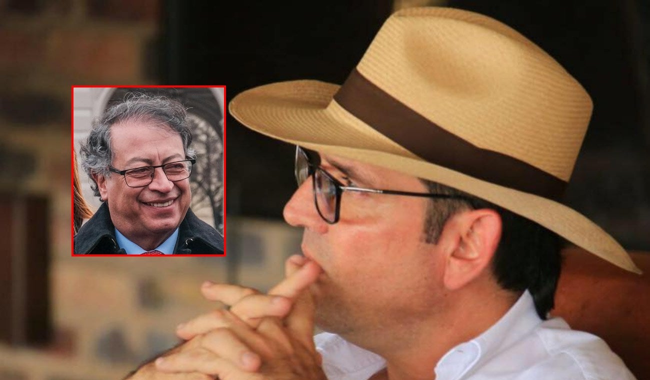 Gustavo Petro y Juan Guillermo Zuluaga
