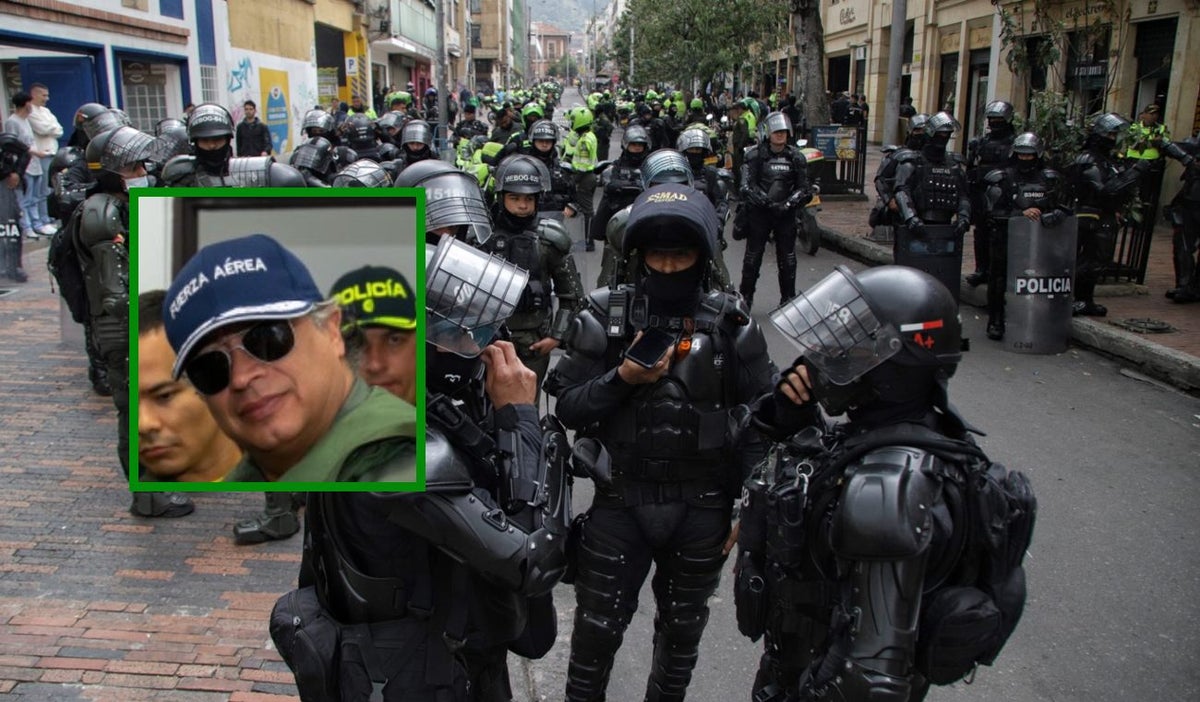 La orden de Petro a los policías en medio de las protestas